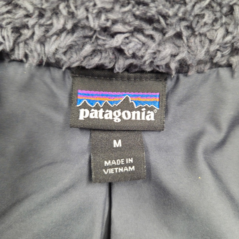 Patagonia Womens Los Gatos Fleece Vest Dark Gray Size Medium Full Zip - Picture 4 of 8